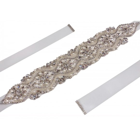 Sparkling Floral Patterned Belt NXMBT20002 - Picture 2 of 3